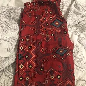 Lularoe OS Leggings Aztec Print